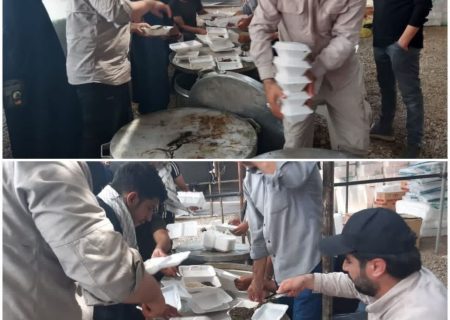 توزیع ۱۰ هزار پرس غذای گرم در بین زائران تاسوعا وعاشورا مرز مهران